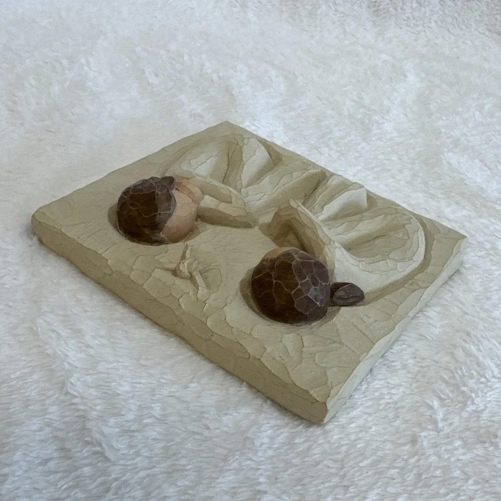 Willow Tree Friendship Plaque Susan Lordi DEMDACO 2001 Forever True Friends‎ 4x4